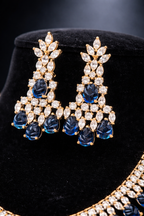 Royal Indigo Signature Set Gold Polish | High-Grade American Diamonds