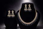 Royal Indigo Signature Set Gold Polish | High-Grade American Diamonds